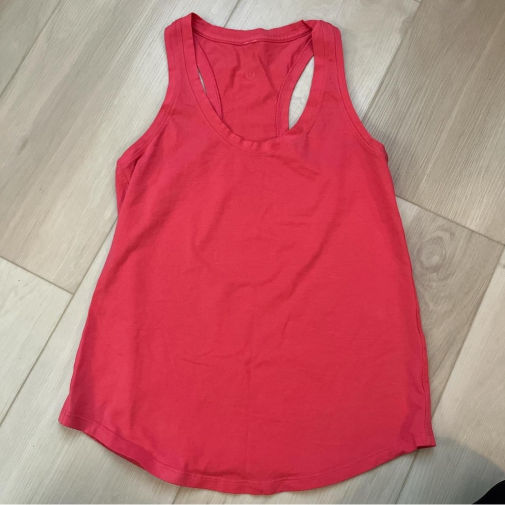 lululemon coral  Tank Top